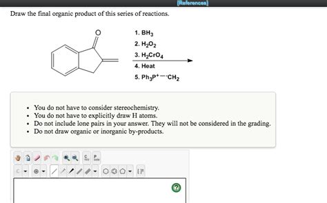 BH3 2. . Draw the final product of this series of reactions